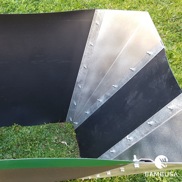 Angles en aluminium 70 cm — Lot de 4, pour barrière anti-rhizome BAR70 — produit de plantation — photo 14