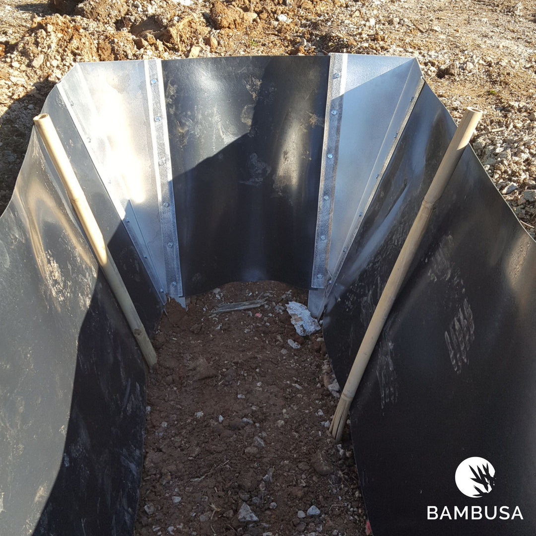 Angles en aluminium 70 cm — Lot de 4, pour barrière anti-rhizome BAR70 — produit de plantation — photo 5