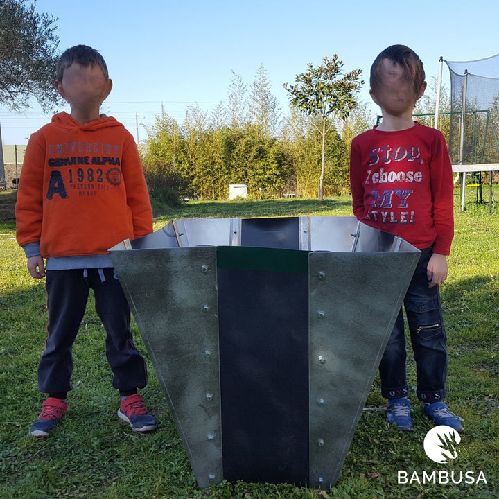 Angles en aluminium 70 cm — Lot de 4, pour barrière anti-rhizome BAR70 — Bambusa, spécialiste du bambou — photo 9