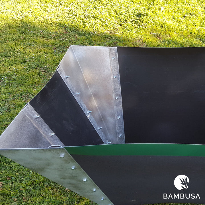 Angles en aluminium 70 cm — Lot de 4, pour barrière anti-rhizome BAR70 — photo 10