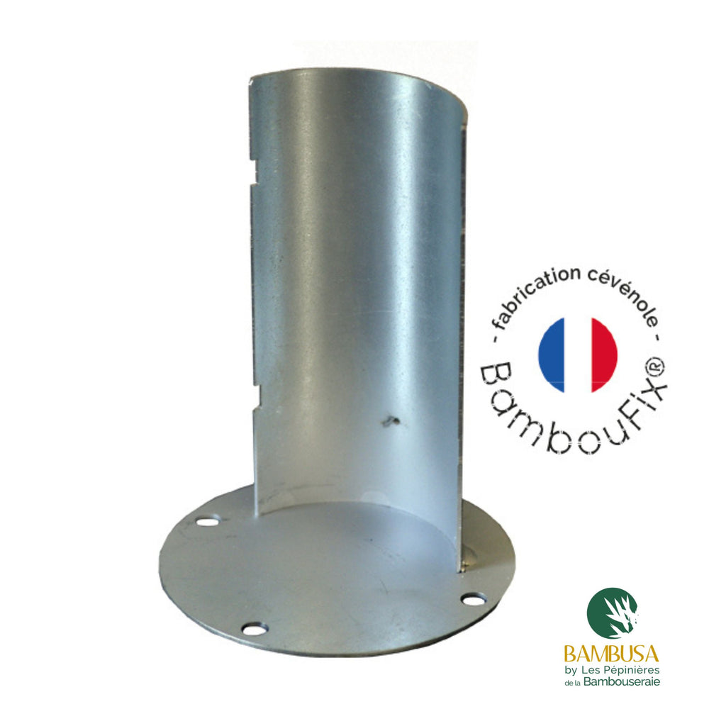 Bamboufix® à visser — Pied de fixation bambou sur surface dure — accessoire de fontaine