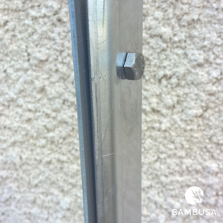 Barre de jonction aluminium 70 cm — pour barrière anti-rhizome BAR70 — Bambusa, spécialiste du bambou — photo 9