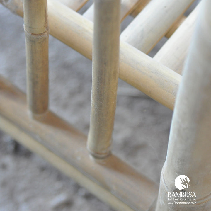 Canapé Tirso — canapé de jardin en bambou naturel brut — mobilier de jardin — photo 19