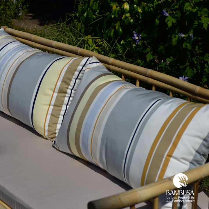 Canapé Tirso — canapé de jardin en bambou naturel brut — mobilier de jardin — photo 9