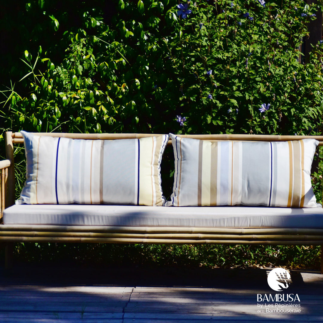 Canapé Tirso — canapé de jardin en bambou naturel brut — photo 11