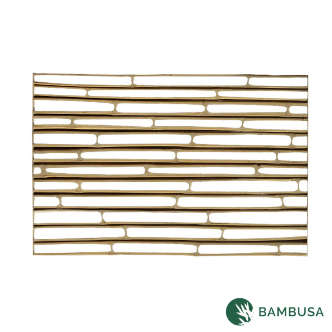 Cadre mural Hibano 120×80 cm — Décoration extérieure en chaumes de bambou — décoration de jardin — photo 8