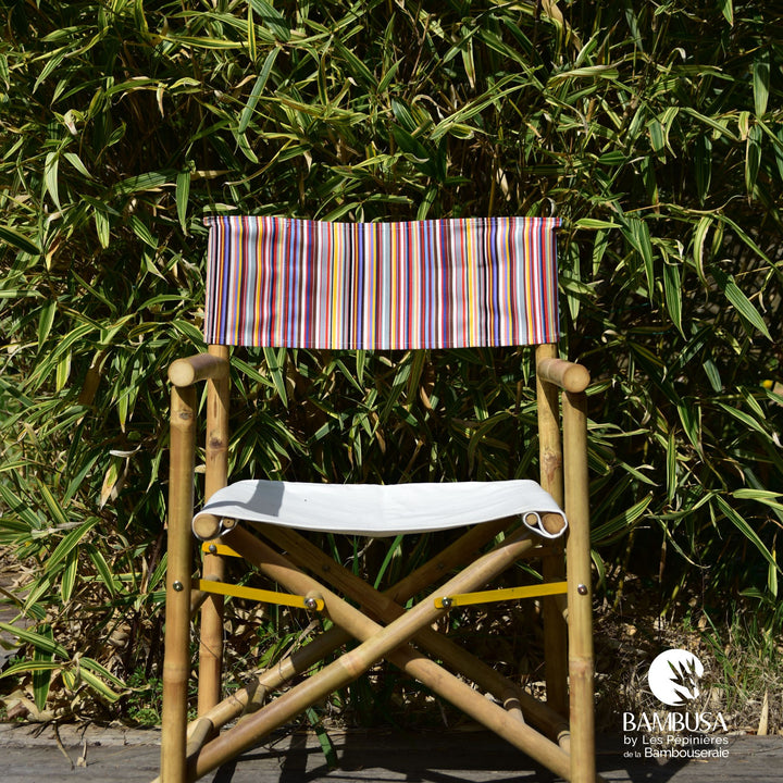 Chaise metteur en scène Stachys — bambou et coton pour jardin et terrasse — Bambusa, spécialiste du bambou — photo 20