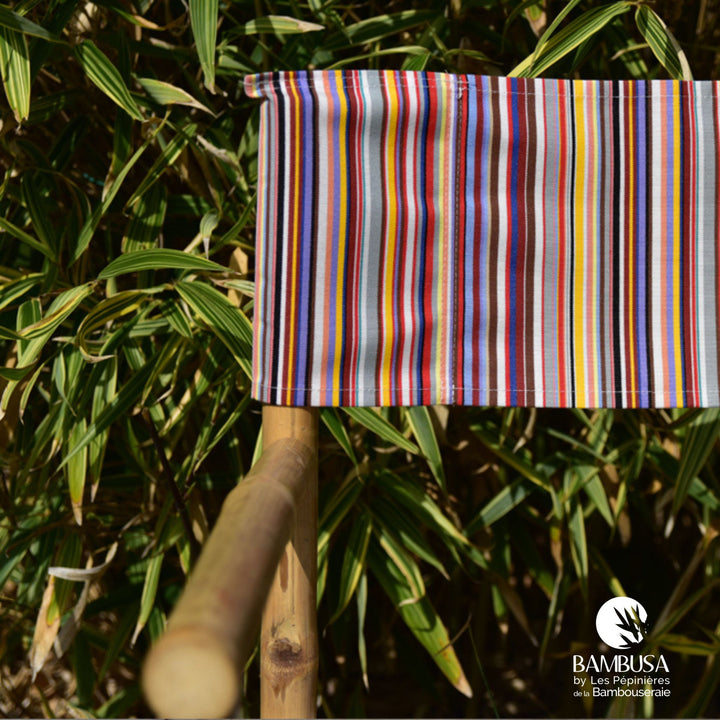 Chaise metteur en scène Stachys — bambou et coton pour jardin et terrasse — Bambusa, spécialiste du bambou — photo 15