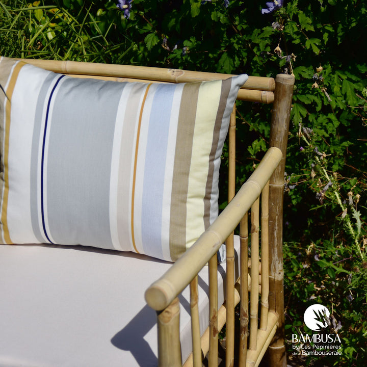 Fauteuil Siamen — fauteuil de jardin en bambou naturel brut — Bambusa, spécialiste du bambou — photo 10