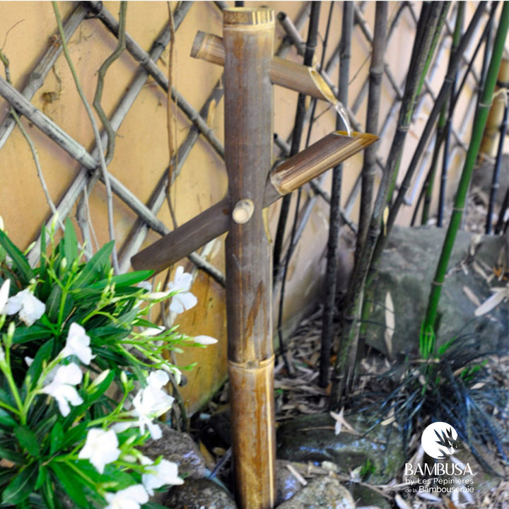 Fontaine Shishi Odoshi 75 cm – Bambou noir