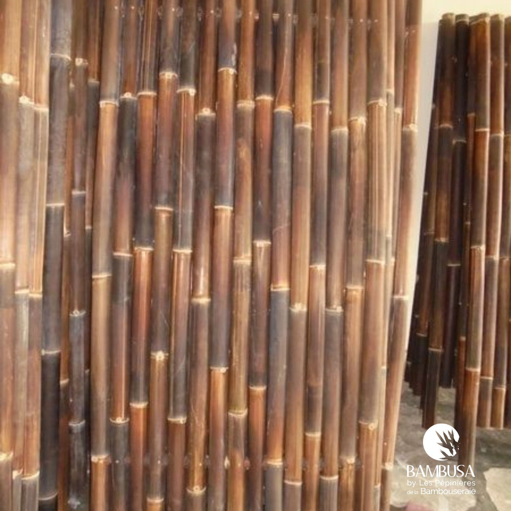 Panneau Rigide 'Zen' Bambou Foncé – 180 x 90 cm — panneaux & clôtures bambou