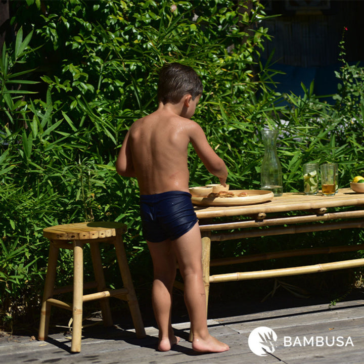 Tabouret Shibo — tabouret de jardin en bambou naturel — photo 6